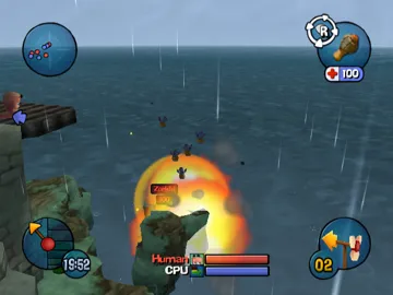 Worms 3D screen shot game playing